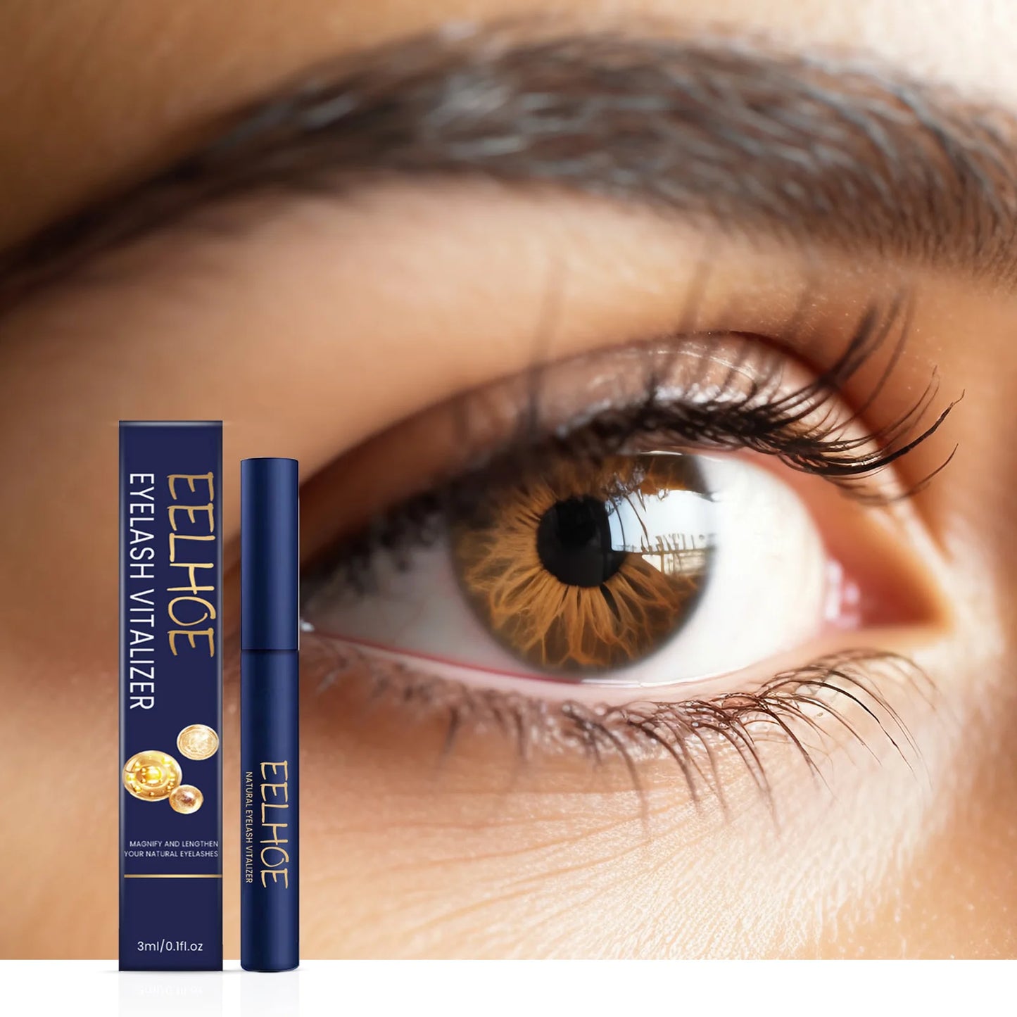 Supplement Nutrition Long & Thick Natural Curly Restore Damaged Lashes