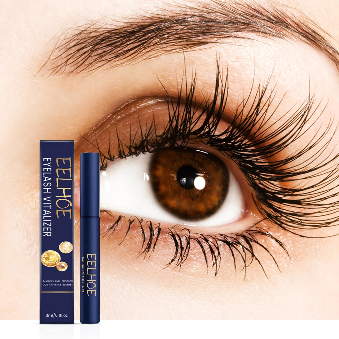 Supplement Nutrition Long & Thick Natural Curly Restore Damaged Lashes