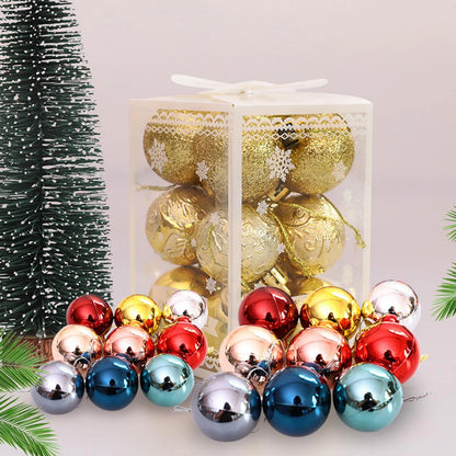 Tree Electroplated Plastic Balls for Christmas Tree