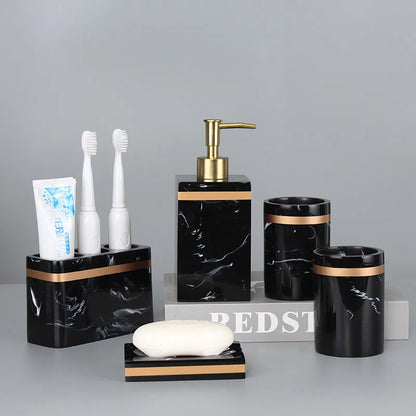 Marble Toothbrush Holder, Bathroom set Accessories Toothpaste Holder