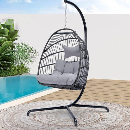 Wicker Hanging Egg Chair- for Patio or indoor