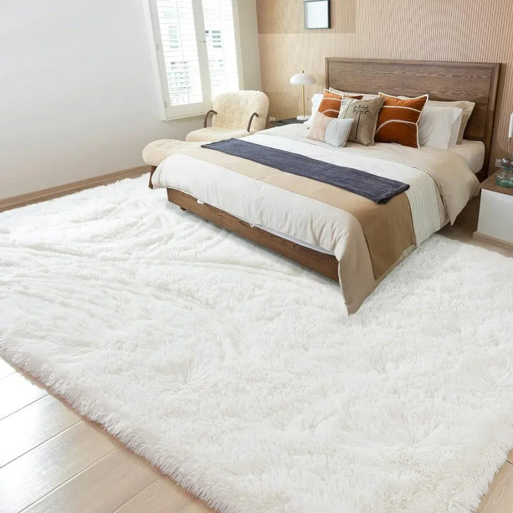 Non-Slip Plush Fluffy Furry Fur Area Rug 8*10