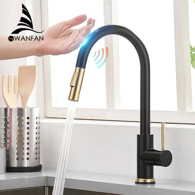 Sensor Kitchen Faucets Smart Touch Inductive Sensitive Mixer Tap