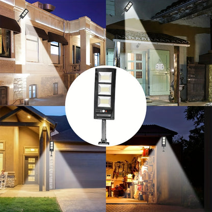 Solar Street Floodlight LED Outdoor Area Dusk To Dawn exterior