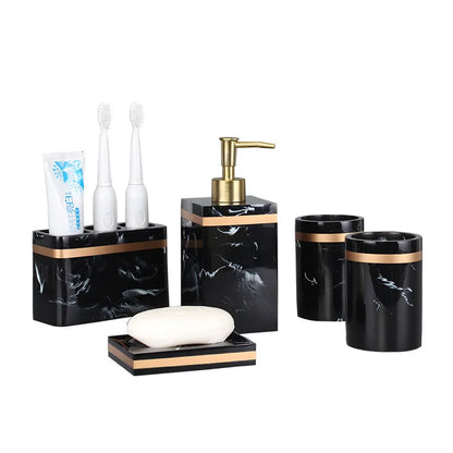 Marble Toothbrush Holder, Bathroom set Accessories Toothpaste Holder