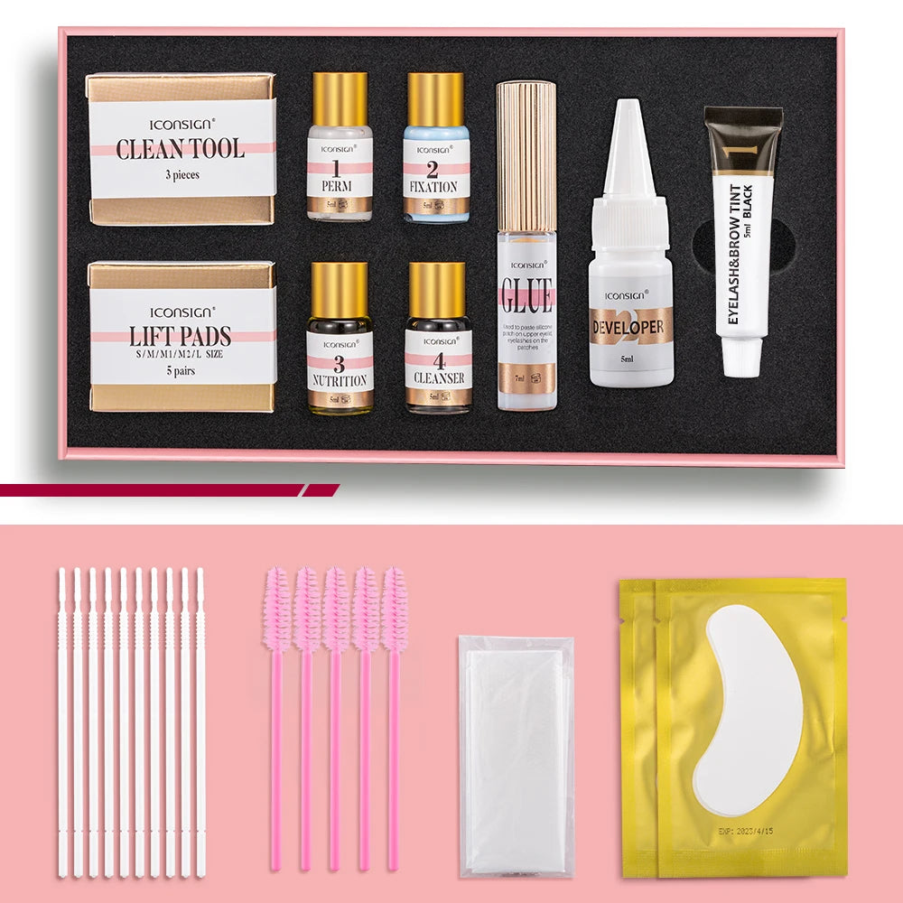 ICONSIGN Tint Kit  Eyelash Lifting Tint Brow Lamination Dye Eye Makeup Tools