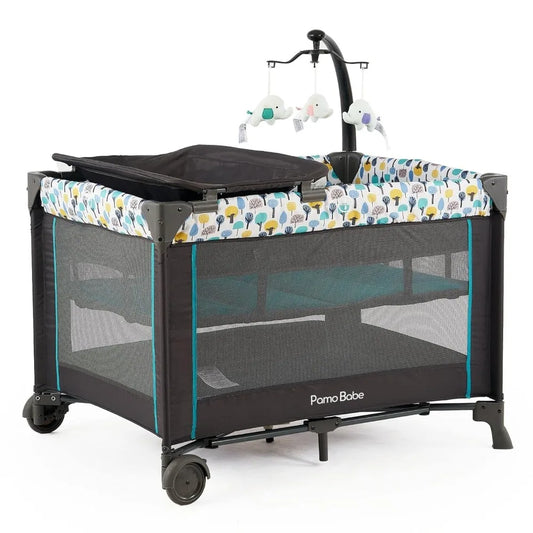 Baby Playpen/ Crib with Detachable Bassinet and Changing Table